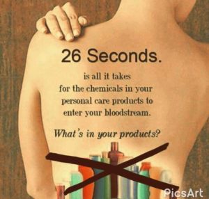 26 seconds for chemicals absorb into bloodstream